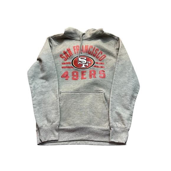 San Francisco 49ers Men's Gray NFL Football New Era Hoodie Size Small - Picture 1 of 4